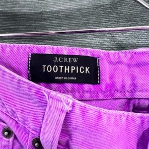 J.Crew Toothpick Ankle Jeans